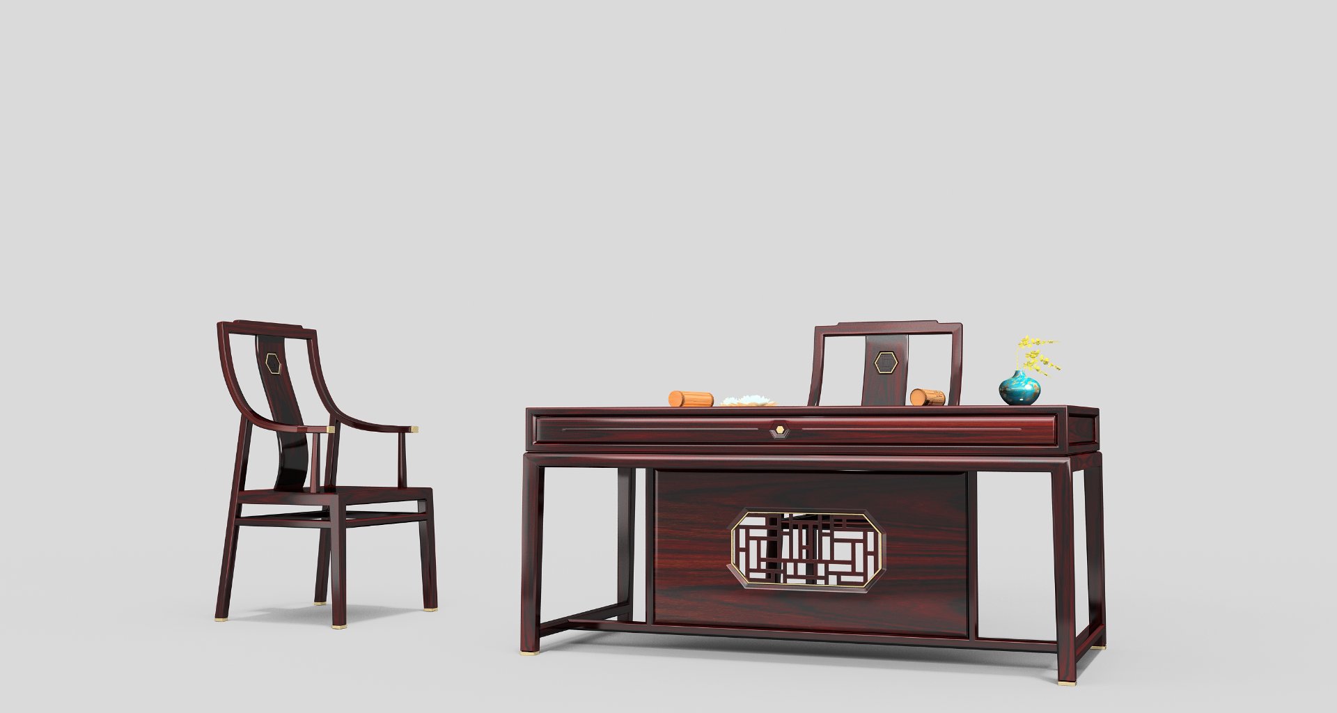 雕花楼家具